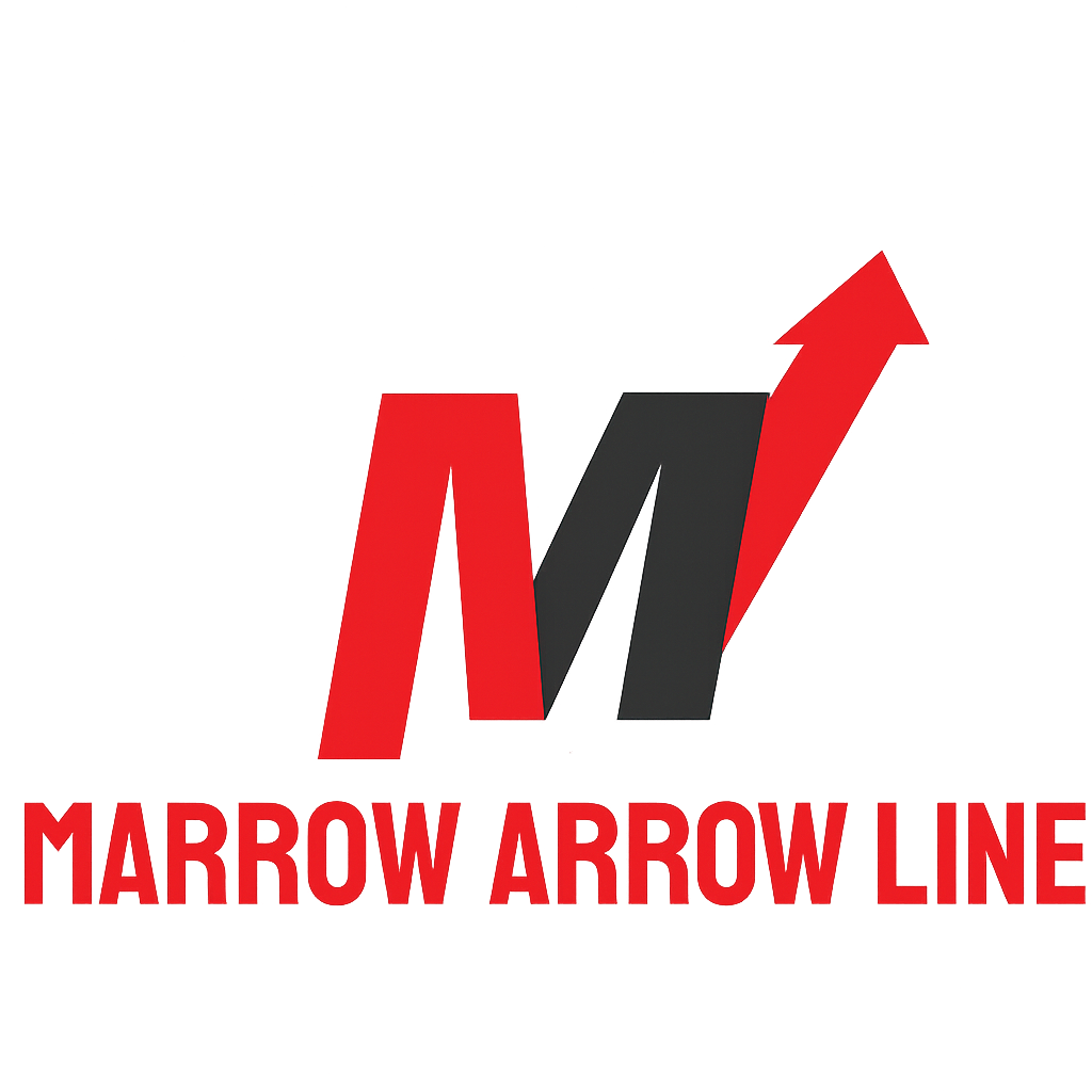 Marrow Arrow Line Logo